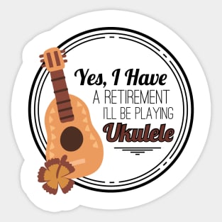 Best Ukulele Musician Gift Sticker